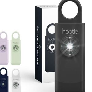 New Hootie Personal Safety Alarm Black Keychain